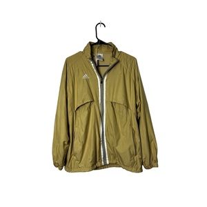Size small gold “honey mustard” zip up windbreaker